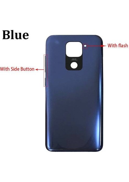 Xiaomi Redmi Note 9 Arka Pil Batarya Kapak Cam