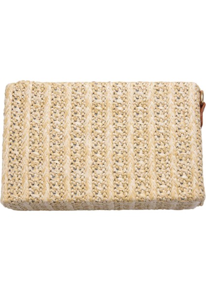 Plaj Çantaları Kadın Haberci Çanta Kare Saman El Dokuma Bayanlar Crossbody Çanta Omuz Rattan Çantalar (Bej) (Yurt Dışından) fırsatları