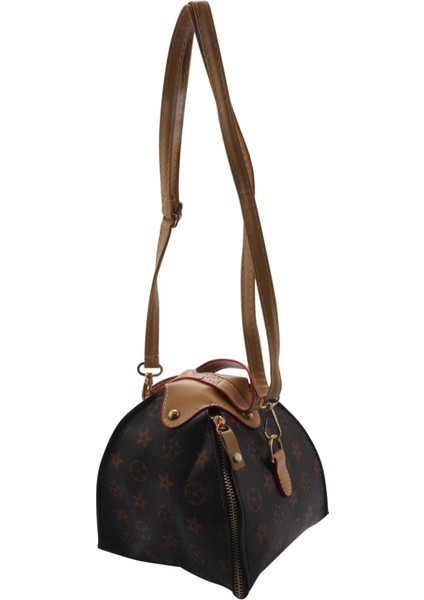 Üçgen Çanta Beg Pu Sling Çanta Kadın Çanta Murah Tote(Haki) (Yurt Dışından)