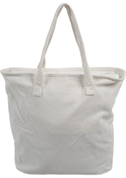 By Morısot Vahşi Büyük Kapasiteli Mektup Fermuarlı Kanvas Çanta Son Derece Basit Omuz Çantası Rahat Tote Çanta (Yurt Dışından) fiyatları