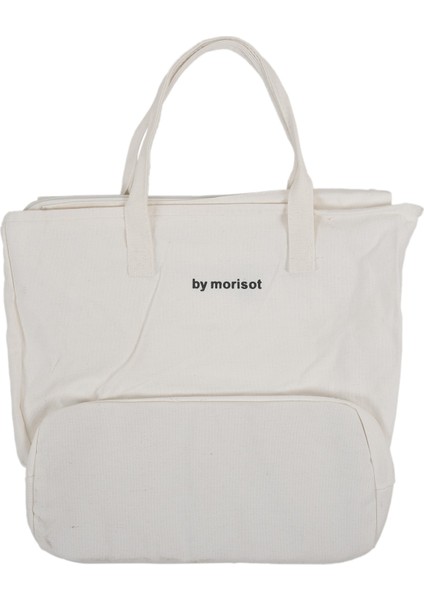 By Morısot Vahşi Büyük Kapasiteli Mektup Fermuarlı Kanvas Çanta Son Derece Basit Omuz Çantası Rahat Tote Çanta (Yurt Dışından) indirimleri