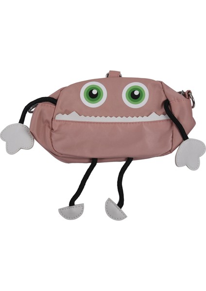 Komik Karikatür Robot Postacı Çantası Rahat Omuzdan Askili Çanta Bilek Kayışı Çanta Crossbody Çanta Kadınlar Için Pembe (Yurt Dışından)