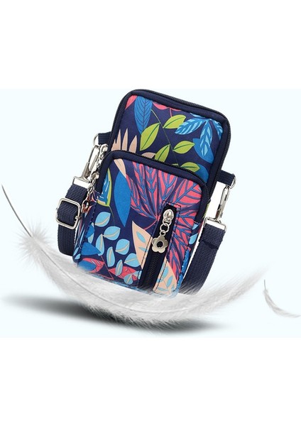 Kadın Mini Crossbody Çanta Çapraz Omuz Cep Telefonu Çantası Spor Açık Bayan Kol Çantası Eğlence Naylon Çanta 9X6X17 cm (Yurt Dışından) modelleri