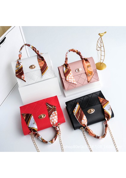 Bayanlar Niş Sevimli Zincir Messenger Çanta Bayan Moda Mini Pu Omuz Çantası Kahverengi (Yurt Dışından)