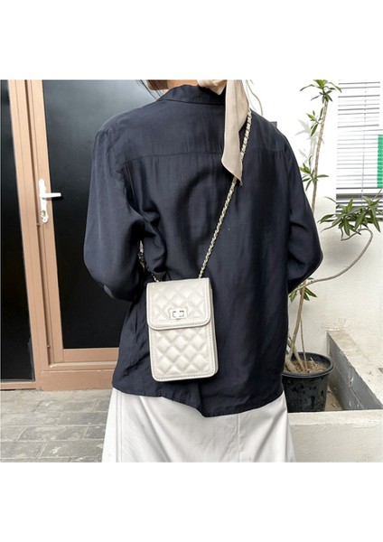 Yeni Kadın Sling Omuz Çantası Kaliteli Kore Moda Elmas Ayarlanabilir Zincir Messenger Çanta Mini Cep Telefonu Çantası-Siyah (Yurt Dışından) fiyatları