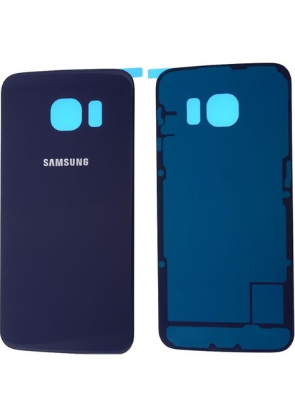 Samsung Galaxy S7 Edge Uyumlu Arka Kapak Pil Kapağı SM-G935 - Mavi
