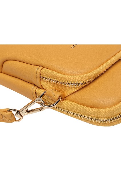 Rahat Kadın Omuz Çantası Küçük Crossbody Çanta Crossbody Cep Telefonu Omuz Çantası Siyah (Yurt Dışından) fırsatları
