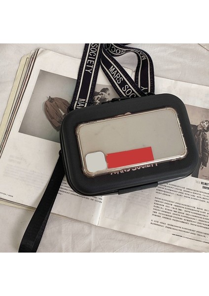 Trendy Marka Crossbody Çanta Erkek Trendy Küçük Çanta Yaz Niş Eğlence Sporları Kare Kutu Omuz Çantası-Beyaz (Yurt Dışından) fiyatları