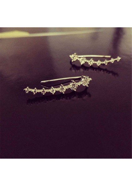 1 Çift Yeni Dört Saplama Küpe Küpe Takı Kadın Aksesuarları (Altın) (Yurt Dışından) fiyatları
