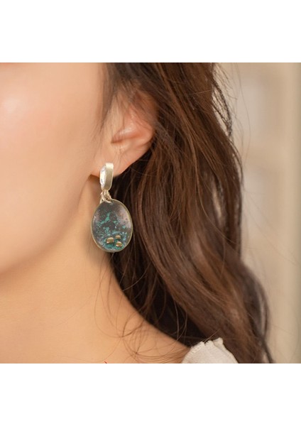 Vintage Damla Dangle Opal Küpe Kadınlar Için Kristal Geometrik Kolye Küpe (Yurt Dışından) modelleri