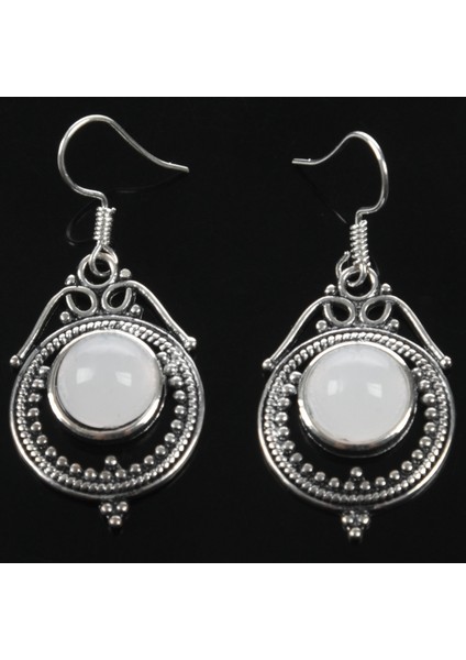 1 Çift Gümüş Mermer Aytaşı Turkuaz Renkli Cam Kulak Damızlık Kanca Dangle Düğün Takısı Küpe Eardrop Kulak Aksesuarları #4 (Yurt Dışından) modelleri