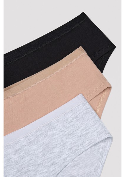 New Basic Çok Renkli 3lü Hipster