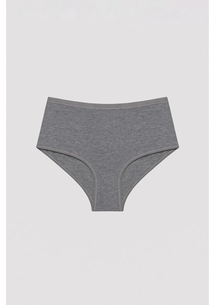 Retro Rose Yüksek Bel Çok Renkli 3lü Slip külot