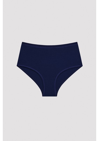 Retro Rose Yüksek Bel Çok Renkli 3lü Slip külot