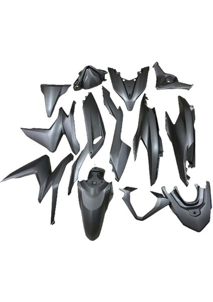 Rks Wildcat 125 2020-2024 Uyumlu Grenaj Kaporta Seti Füme-Gri Cs