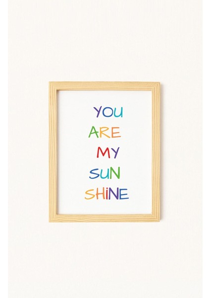 Çocuk Odası Doğal Ahşap Çerçeveli 3'lü Tablo Seti fırsatları