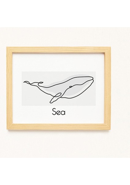 Bohem & Iskandinav Doğal Ahşap Çerçeveli 3'lü Tablo Seti fırsatları