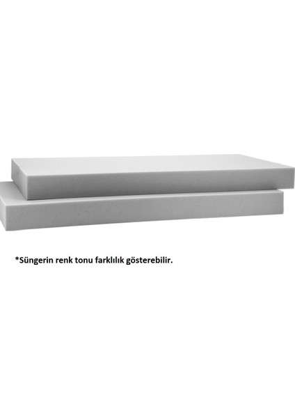Süngerli 2 Kişilikk Salıncak Minder Seti (Pamuklu Kumaş)-Gri