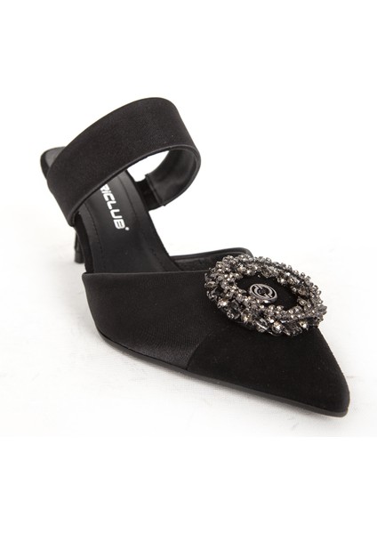 Pl 984121 Süet Deri Saten Detay Terlik indirimleri