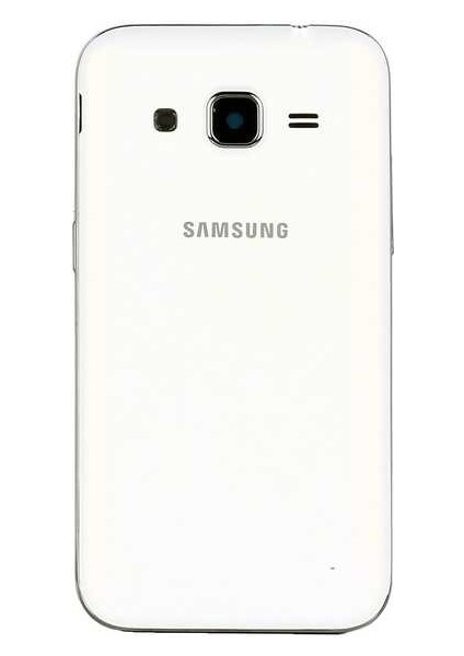 Samsung Galaxy Core Duos Kasa Arka Pil Kapağı I8262 Beyaz