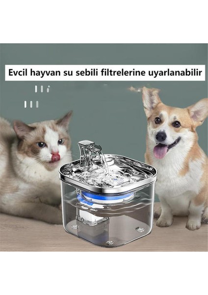 4 Set Uyarlanabilir Evcil Hayvan Suyu Dağıtıcı Filtreler (WF040) (Yurt Dışından)