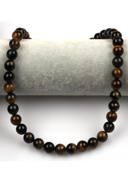 Siyah Kaplan Gözü Doğal Taş Dizi 10 mm Küre Kesim fiyatları