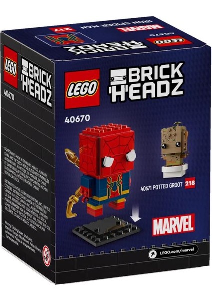 Brickheadz 40670 Demir Örümcek Adam