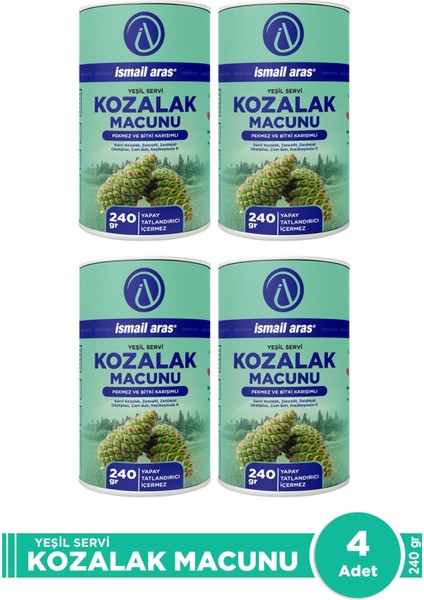 Ismail Aras 4 Adet Kozalak Macunu