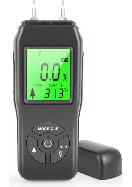 Yeşil Aydınlatmalı Ahşap Nem Ölçer LCD Dijital Nemli Nem Test Cihazı (Yurt Dışından) fiyatları