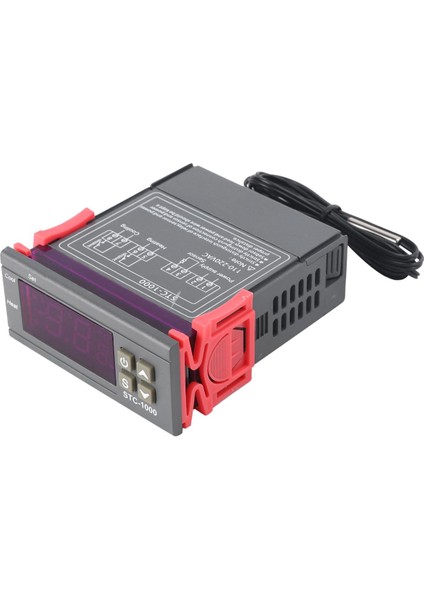 STC-1000 Sıcaklık Kontrol Cihazı Termostat Regülatörü+Sensör Probu (Yurt Dışından)