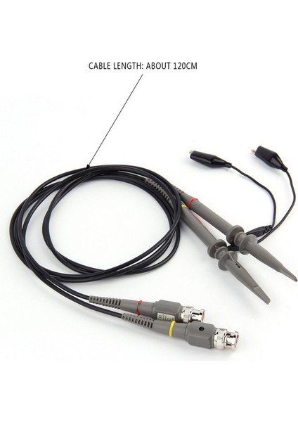 Ha Iki P6100 Dc 100MHZ Osiloskop Kapsamı Klip Probu Tektronix Hp-Gray Için 100MHZ (Yurt Dışından)
