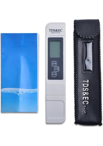 Dijital 3'ü 1 Arada Tds/ec/sıcaklık Ölçer Su Kalitesi Saflık Iletkenlik Test Cihazı Kalemi (Yurt Dışından)
