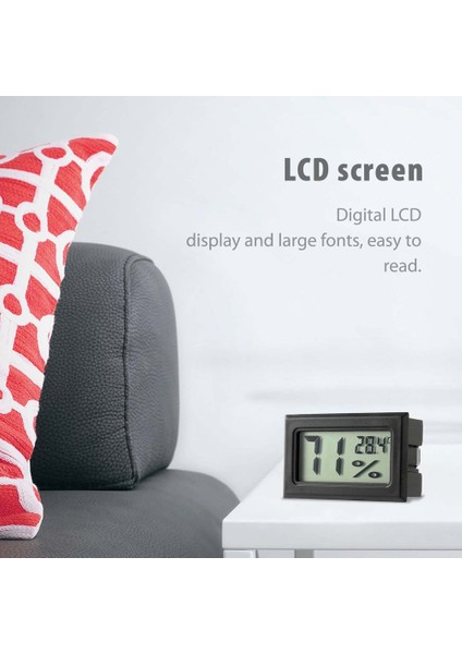 Ma Mini Dijital LCD Termometre Higrometre Nem Sıcaklık Ölçer Iç Mekan (Yurt Dışından) indirimleri