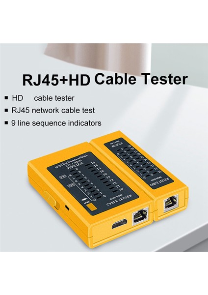 RJ45 RJ11 Kablo Lan Test Cihazı Tel Test Cihazı Tel Hattı Bulucu Çok Fonksiyonlu Endüstriyel Kontrol Elemanları Aracı (Yurt Dışından) fiyatları
