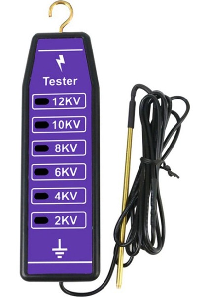 2-12KV Çiftçi Çit Gerilim Test Aracı, Elektrikli Çit Gerilim Test Cihazı Elektrikli Güneş Enerjisi Cihazı (Yurt Dışından)