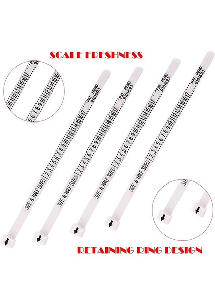 4 Adet Abd G Sizer Plastik Parmak G Boyutu Ölçü Aracı Ölçer Takı Boyutlandırma Kemer Çocuklar Için (Yurt Dışından) fırsatları