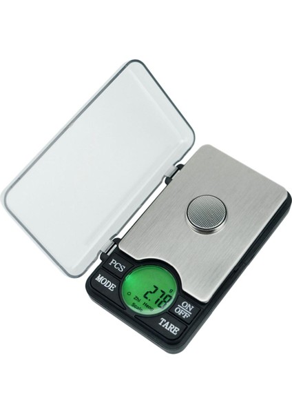 Bradoo-Hassas 600G/0.01G Dijital Cep Ölçeği Mini Takı Elektronik 0.01 Gram Toz Para Dengesi Tartı LCD Arkadan Aydınlatmalı (Yurt Dışından)
