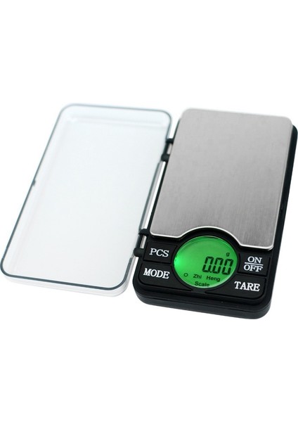 Bradoo-Hassas 600G/0.01G Dijital Cep Ölçeği Mini Takı Elektronik 0.01 Gram Toz Para Dengesi Tartı LCD Arkadan Aydınlatmalı (Yurt Dışından)