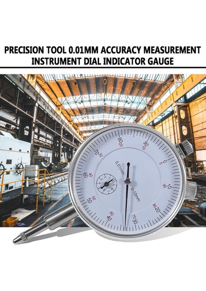 Ma Hassas Alet 0.01MM Doğruluk Ölçüm Aleti Kadranlı Gösterge Ölçer-Gümüş (Yurt Dışından) modelleri