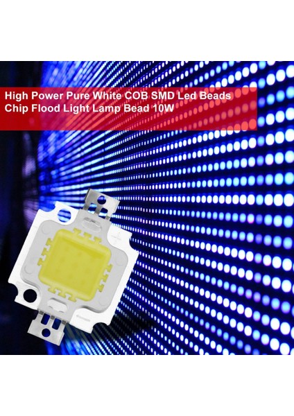 Yüksek Güçlü Saf Beyaz Cob Smd LED Boncuk Çip Taşkın Işık Lamba Boncuk 10W - Saf Beyaz (Yurt Dışından) fırsatları