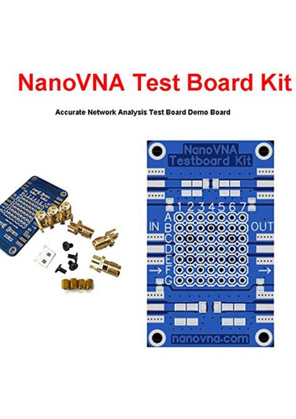 Nanovna Ağı Için Nanovna Vektör Ağ Analizörü Test Kartı Kiti (Yurt Dışından)