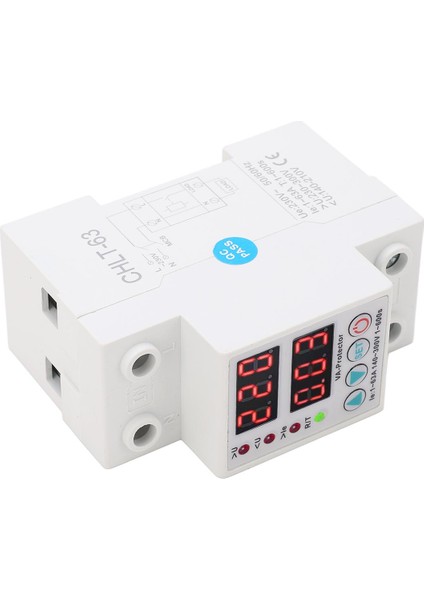 Gerilim Akım Koruyucu, Ev Için 1-63A 230V Güvenli Aşırı Düşük Gerilim Koruyucu (Yurt Dışından)
