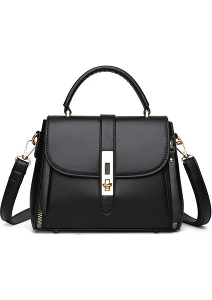 Yumuşak Deri Crossbody Çok Yönlü Retro Büyük Kapasiteli Omuz Çantası (Yurt Dışından)