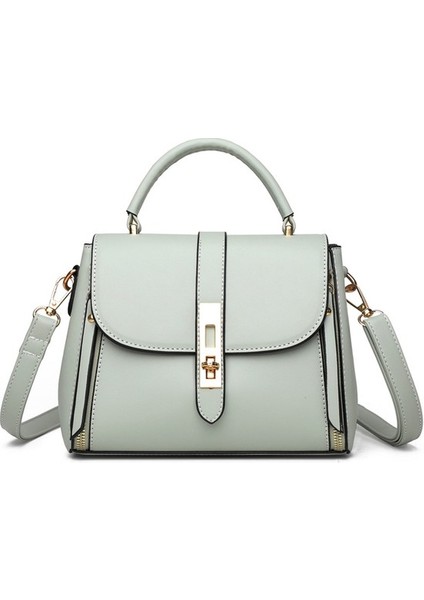 Yumuşak Deri Crossbody Çok Yönlü Retro Büyük Kapasiteli Omuz Çantası (Yurt Dışından)