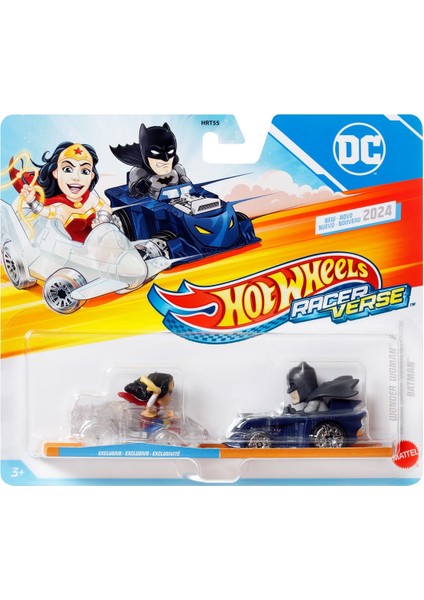 Hot Wheels Racerverse Wonder Woman™ And Batman™ 2'li Paket