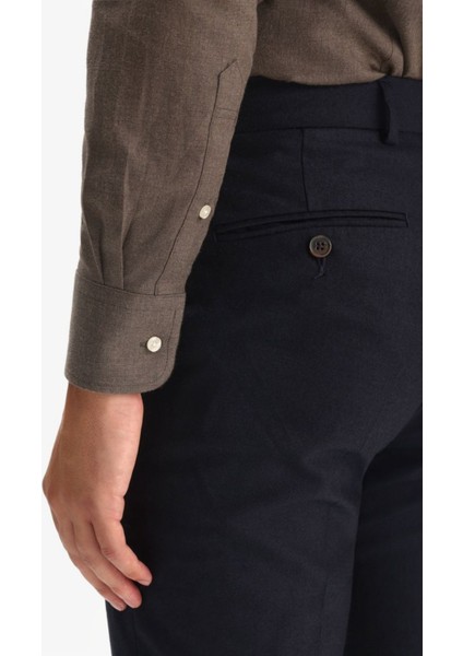 Erkek Kahverengi Kışlık Melanj Oduncu Casual Düğmeli Yaka Cepsiz Modern Fit Gömlek fırsatları