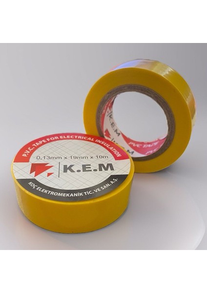 Elektrik Bandı 400 Adet Sarı
