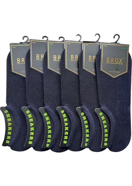 Dikişsiz Erkek Bambu Sneakers Çorap