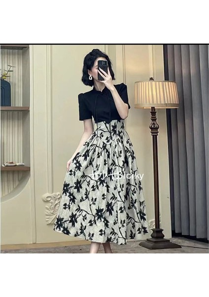 Hepburn Tarzı Fransız Retro Elbise Kadın Yaz Mizaç (Yurt Dışından) fiyatları