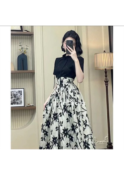 Hepburn Tarzı Fransız Retro Elbise Kadın Yaz Mizaç (Yurt Dışından) modelleri